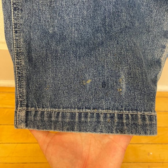 Vintage Calvin Klein Denim Bib Overalls Sz M - Picture 3 of 10